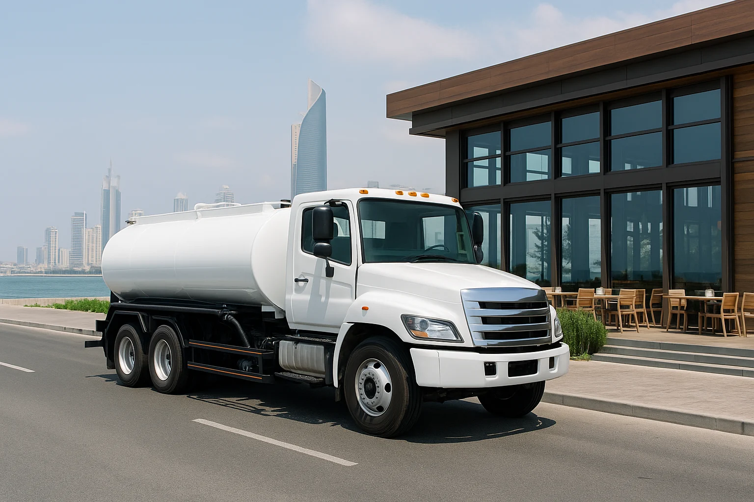 توصيل مياه عذبة للمطاعم