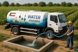 تنكر مياه خزانات مزارع
